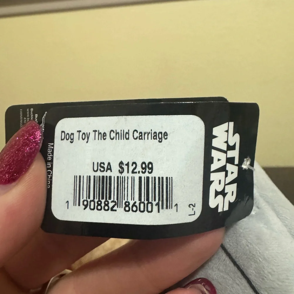 Star Wars Mandalorian Dog Toy The Child Carriage Plush NWT